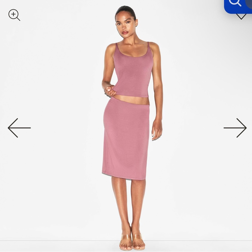 Skims Redwood Smooth Lounge Skimpy Strap Cami XS